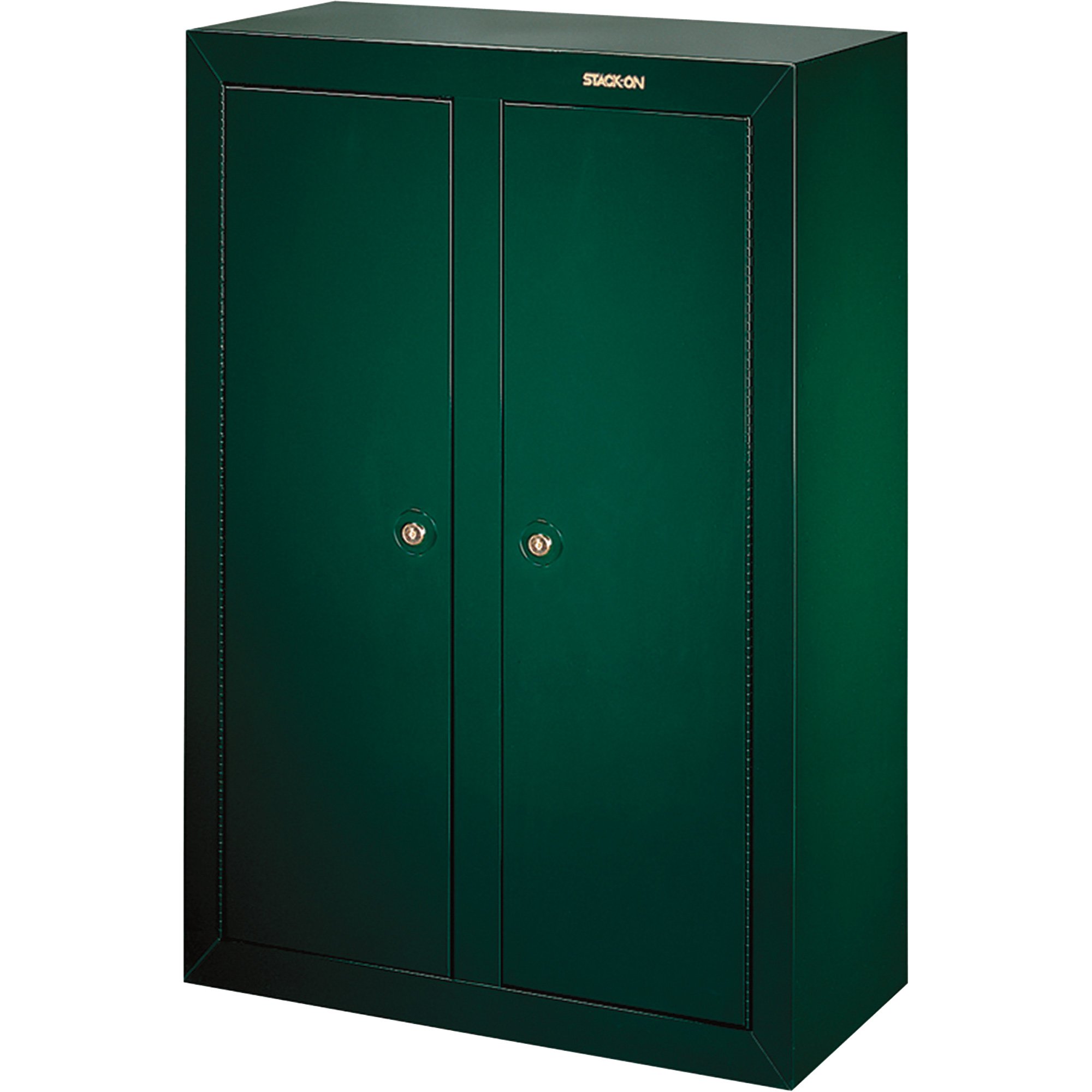 Stack-On 16-Gun Convertible 2-Door Steel Security Cabinet — Key Lock, 38in.W x 18in.D x 55in.H, Model# GCD-9216-5DS